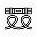 Faden Stricken Faden Wolle Stricken Symbol