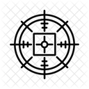 Fadenkreuz Ziel Gaming Symbol