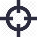 Fadenkreuz Ziel Zielen Symbol