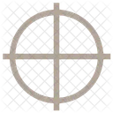 Fadenkreuz Ziel Zielen Symbol