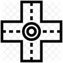 Fadenkreuz Absehen Ziel Symbol