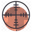 Fadenkreuz Krieg Zielen Symbol