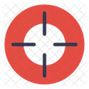 Fadenkreuz Fokus Schiessen Symbol