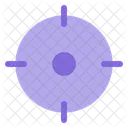 Fadenkreuz Geschaft Ziel Symbol