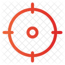 Fadenkreuz Geschaft Ziel Symbol