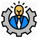 Fahigkeit Genie Talentmanagement Symbol