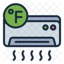 Fahrenheit Air Conditioner Temperature Icon