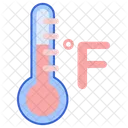 Fahrenheit Temperature Degree Icon