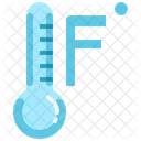 Fahrenheit Temperature Thermometer Icon