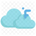 Cloud Fahrenheit Degree Icon