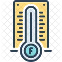 Fahrenheit Celsius Thermometer Icon