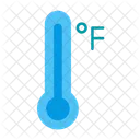 Fahrenheit Temperature Thermometer Icon
