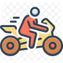 Fahrer Biker Fahrrad Symbol