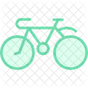 Fahrrad Duotone Liniensymbol Icon