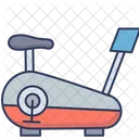 Fahrrad-Fitnessstudio  Symbol