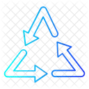 Fahrrad Pfeilsymbol Symbol