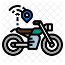 Motorrad Fahrrad Tracking Symbol