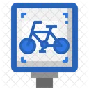 Fahrradtafel  Symbol