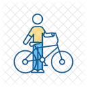 Fahrrad fahren  Symbol