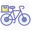 Fahrradlieferung Fahrradlieferung Lieferfahrrad Symbol