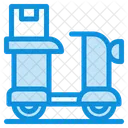 Fahrradlieferung  Symbol