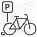 Fahrradabstellplatz  Symbol