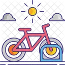 Fahrradstander Fahrrad Fahrrad Symbol