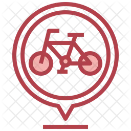 Fahrradstandort  Symbol