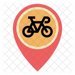 Fahrradstandort  Symbol