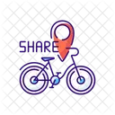 Fahrradverleihsystem  Symbol