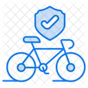 Fahrradversicherung  Symbol