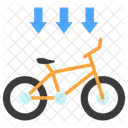 Radfahren Transport Spur Symbol