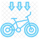 Radfahren Transport Spur Symbol