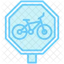 Radfahren Transport Spur Symbol