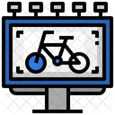 Fahrradwerbung  Symbol