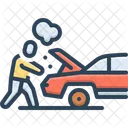 Fahrzeugpanne Fahrzeug Panne Symbol