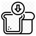 Fibre Dejeuner Satiete Icône