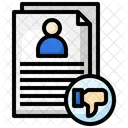 Fail Candidate  Icon