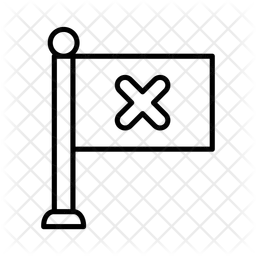 Failure Flag  Icon