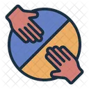 Fair Share Hand Share Icon