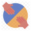 Fair Share Hand Share Icon