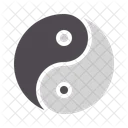 Yin Yang Philosophie Icône