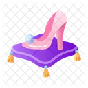 Fairy Heel Shoe Footwear Icon