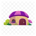 Fairy Tale House Mushroom Icon