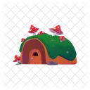 Fairy Tale House Illustration Icon