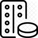 Faixa De Medicamento Involucro De Medicamento Faixa Medica Ícone
