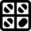 Faixa De Medicamento Involucro De Medicamento Faixa Medica Ícone