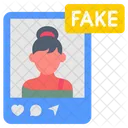 Fake Influencer Fake Followers Fake Profiles Icon