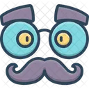 Fake Mustache Fools Day Prank Icon