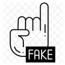 Speech Fake Fraud Icon